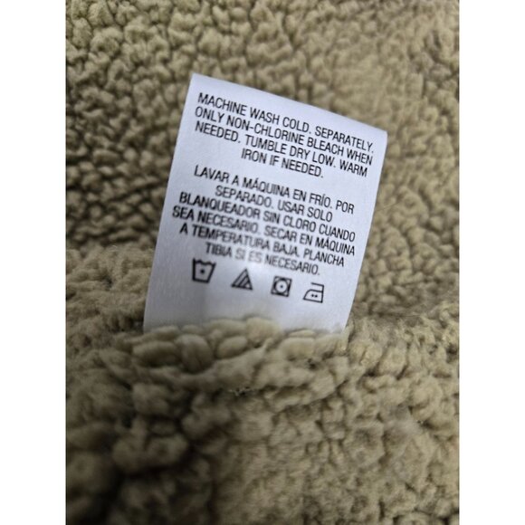 Outdoor Life Mens Blue Plaid Sherpa-Lined Flannel Jacket Size XL - Picture 7 of 8